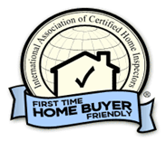 When having a home or cottage inspection in Muskoka, Gravenhurst, or Orillia, first time home buyers can be assured by this  InterNACHI symbol  our home inspectors are willing to take extra time during a home inspection to answer questions and explain issues for first time home buyers.