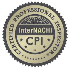 As an inspector in Muskoka Chris has earned this Certified Professional Designation seal of gold and black from InterNACHI the International Association of Certified Home Inspectors